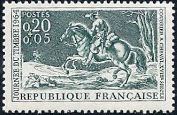 Journ e Du Timbre Courrier Cheval Du XVIII me Si cle Timbres De 