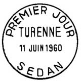 Oblitération 1er jour à Nice le 24 mars 1960 