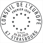 Oblitération 1er jour à Paris au carré d'Encre et à Strasbourg avenue de L'Europe le 4 et 5 septembre 2020