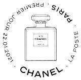 Oblitération 1er jour à Paris au carré d'Encre 3 bis rue des Mathurins, 75009 PARIS le 22 et 23 janvier 2021