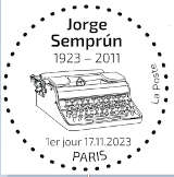 Oblitération 1er jour le 17 et 18 novembre 2023<br>- Au carré d'Encre 3 bis rue des Mathurins PARIS