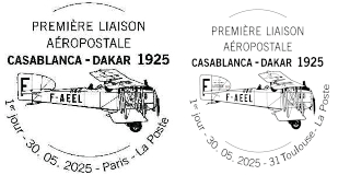Oblitération 1er jour le 30 et 31 mai 2025<br>- Au carré d'Encre de 10h à 19h, 13 bis rue des Mathurins, 75009 PARIS (Fermé le lundi, Oblitération jusqu’à 17h). <br> - Au bureau de poste de Toulouse Capitole, le vendredi 30 mai de 9h à 17h, 9 rue Lafayette, 31000 TOULOUSE.