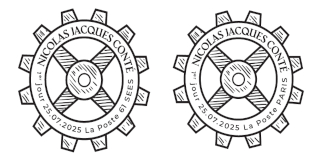 Oblitération 1er jour le 25 et 26 juillet 2025<br>- Au carré d'Encre de 10h à 19h, 13 bis rue des Mathurins, 75009 PARIS (Fermé le lundi, Oblitération jusqu’à 17h). <br> - Narthex de la Chapelle de l’Hôtel Dieu, le vendredi de 9h30 à 18h, rue de la république, 61500 SÉES.